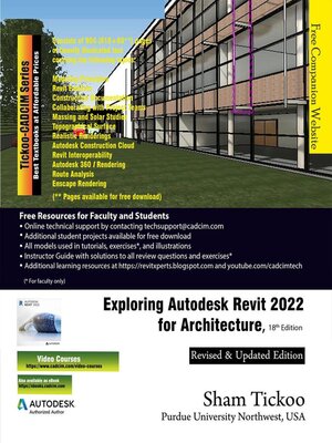 cover image of Exploring Autodesk Revit 2022 for Architecture, 1